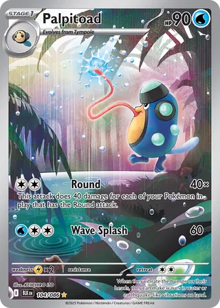 Palpitoad (Black Bolt 104/086)